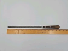 Flint Vanadium Stainless Steel 14" Knife Arrowhead Logo Wood Handle 9.25" Blade