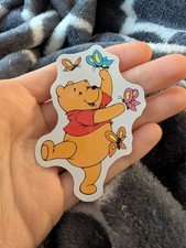 Winnie the Pooh Sticker Whimsical Cartoon Vinyl, Pooh