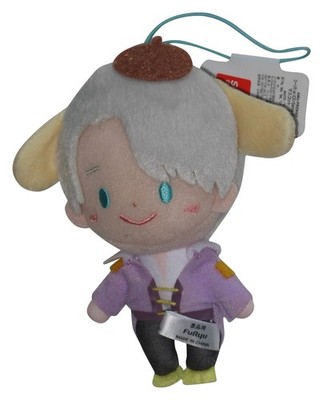 Yuri!!! On Ice x Sanrio Victor Nikiforov Pompompurin FuRyu 4-Inch Toy Plush