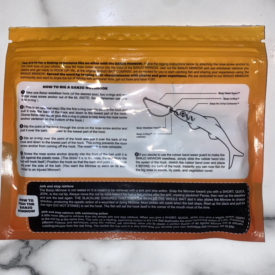 Original Banjo Minnow Big Fish ¡Kit de 6 señuelos verdes forraje! IMPRESCINDIBLE VERLO! Foto 3 de 3