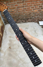 Matte Reverse headstock 22Fret Roasted Flame maple Rosewood Electric guitar Neck