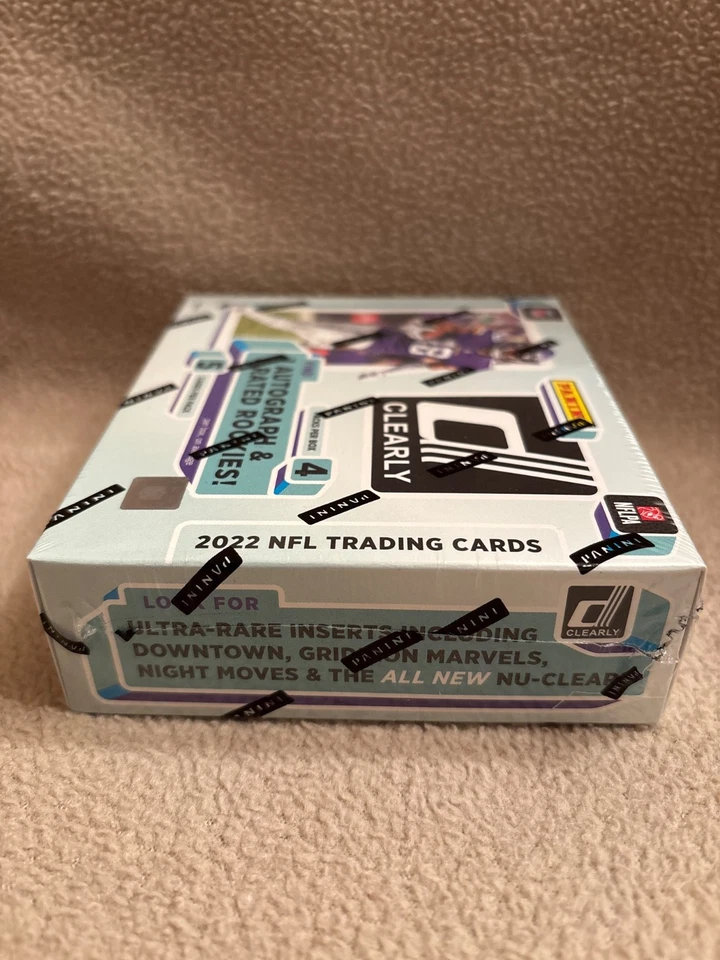 2022 Panini Clearly Donruss NFL Football Hobby Box - Factory Sealed - Image 4 of 4
