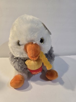 Belly Buddy Seagull w/French Fry Plush Toy 8.5 inch Soft New with tag Nanco 