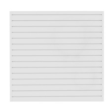 4 x 4 ft Slat Wall Paneling PVC Grey Garage Slatwall with Modular Design