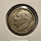 1964-D Roosevelt Dime - Circulated Condition - 90% Silver - US Coin - Excellent