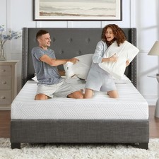 Twin Size Mattress Gel Memory Foam Bed Mattress in a Box Medium Firm and Good