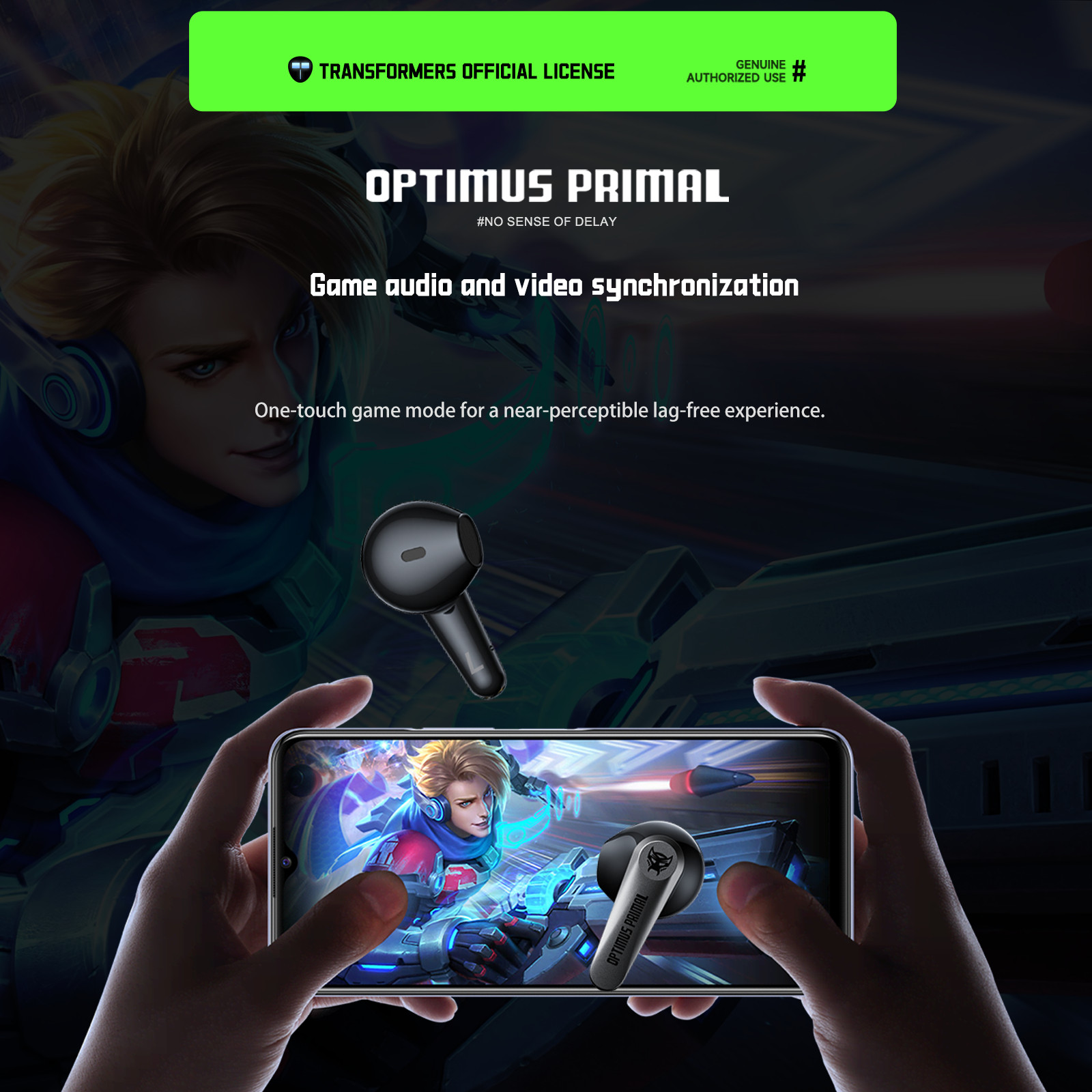 Transformers Megatron TF-T30 Bluetooth 5.4 TWS Wireless Energy Core Design