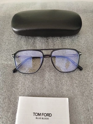 Occhiali Unisex Blue Block Tom Ford Modello 5665-54 Colore 090 - Imagen 1 de 4