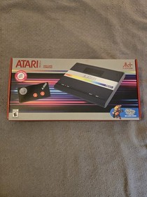 Atari 7800+ (2025 MODEL) W/ (13) 2600 GAMES AND (7) 7800 Games, 2 New Joysticks.