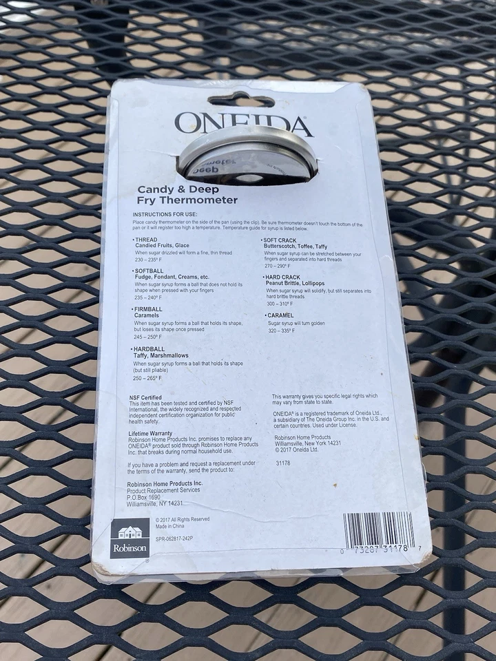 Oneida Termómetro Caramelo Freidora 31178 Nuevo Precintado Foto 4 de 4