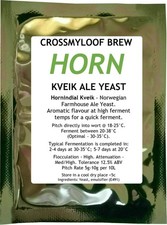 Kveik Beer Yeast Hornindial - Norwegian Farmhouse Ale. Home Brew (Kviek) - 10g