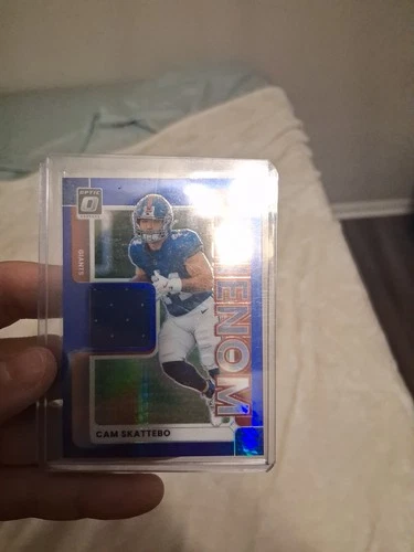 2025 Donruss Optic Cam Skattebo Blue Hyper (RAW)