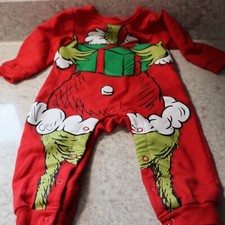 The Grinch Baby Romper 12 months Christmas