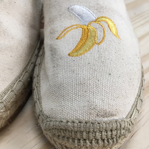 Banana Republic Shoes Womens 6.5 M Espadrille Beige Canvas Closed Toe Comfort - Bild 4 von 16