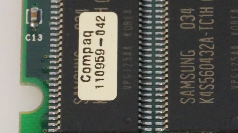 -=GENUINE=-COMPAQ 110959-042||512MB PC-100 CL2 100MHZ ECC DIMM SDRAM MEMORY|| - Image 3 of 3