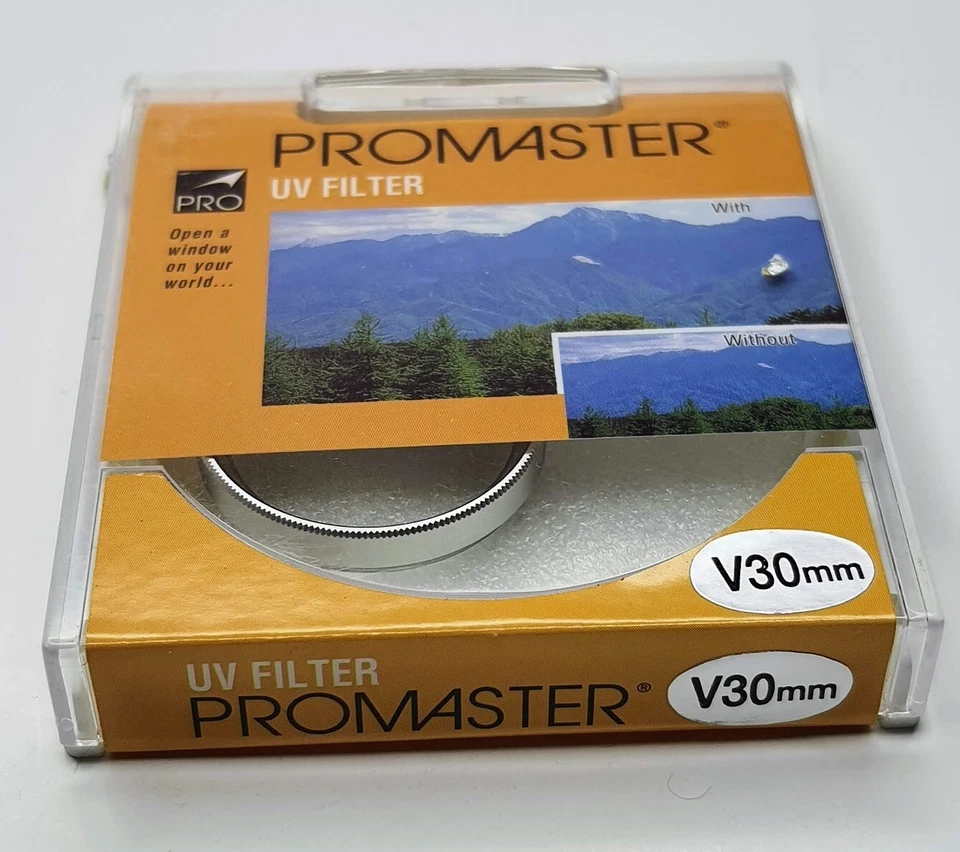 Genuine ProMaster 30mm UV Precise Glass Lens Filter Japan 30 mm Glass Safety 30 - Image 4 of 4