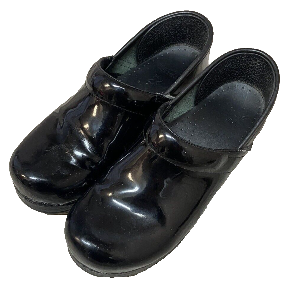 Dansko Clogs Size 8.5-9 EUR 39 Womens Black Comfort Casual Shoes Nursing-image