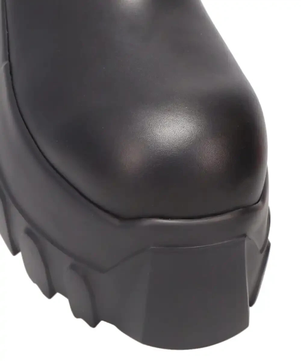 Rick Owens Slip On Mega Tractor Black RU02D6863LOO Men's Rick Owens Slip On Mega Tractor Black RU02D6863LOO Men's