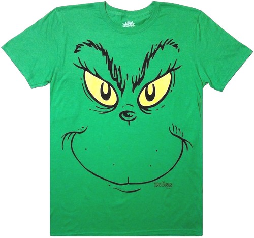 Dr. Seuss: The Grinch 'Full Shirt Face 