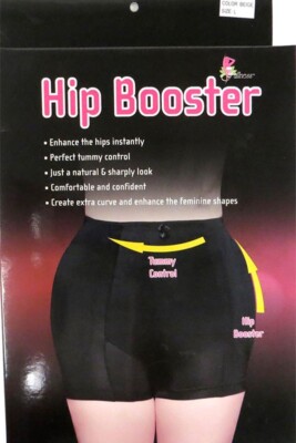 Fullness Women's HIP Booster Padded Enhancer Shaper Girdle Tummy Control Panties