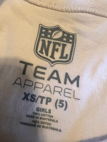 NFL TEAM APPAREL Girls Kids Size 5 Tee Shirt Top 3/4 Sleeve PITTSBURGH STEELERS - Picture 6 of 8