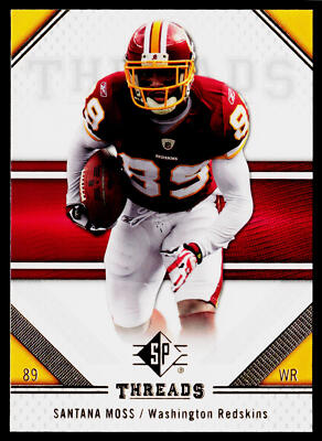 Santana Moss 2009 SP Threads #84 Washington Redskins