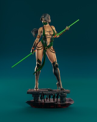 Jade(MK_Fan Art) /Sculpture Unpainted Fully Painted (Made to order)