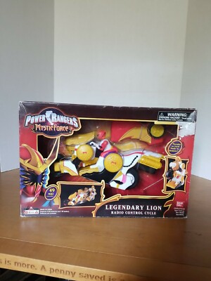 New Power Rangers Mystic Force Legendary Lion Radio Control Cycle 49 mhz 