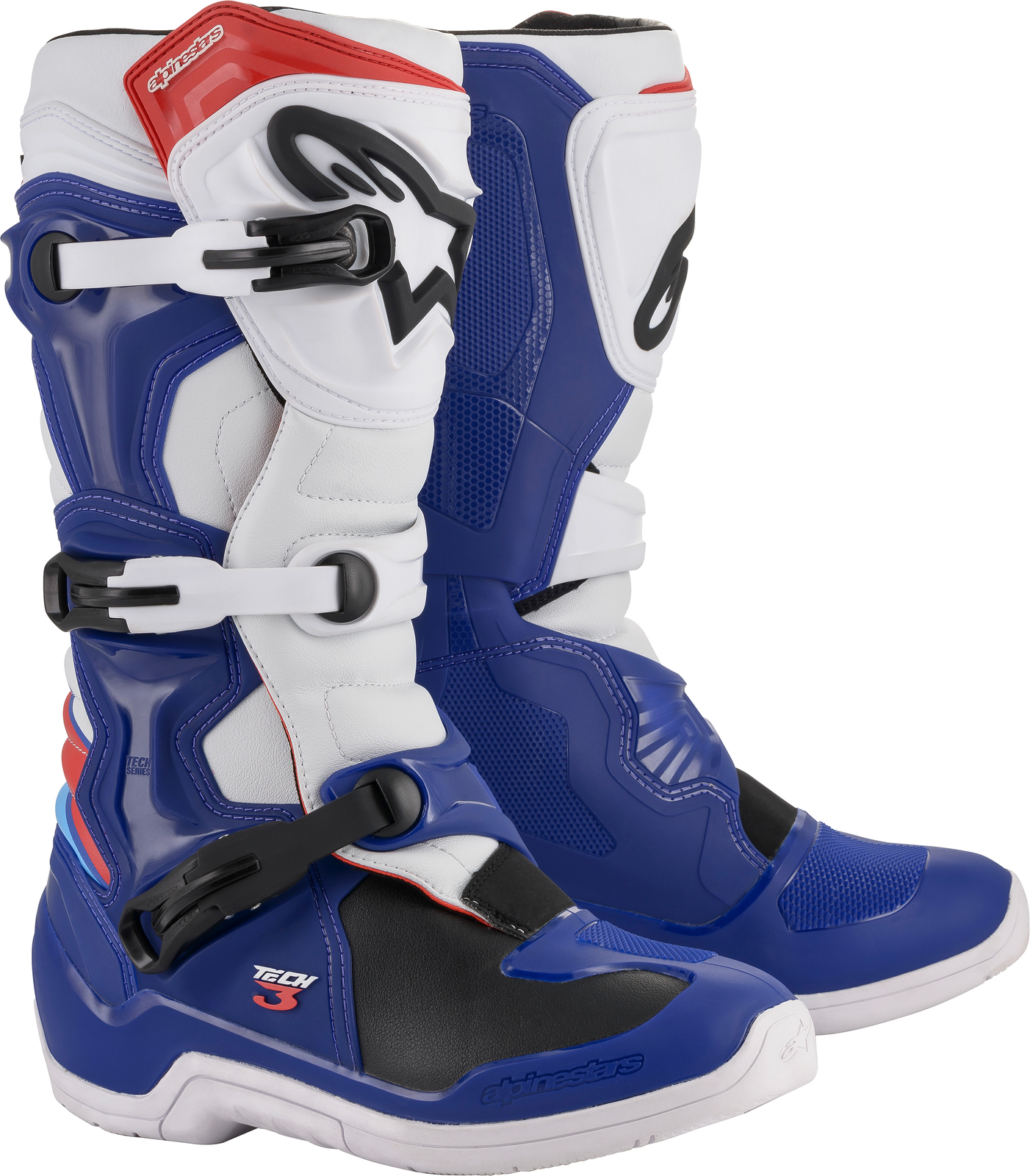 Alpinestars Tech 3 Boots (13, Blue/White/Red)