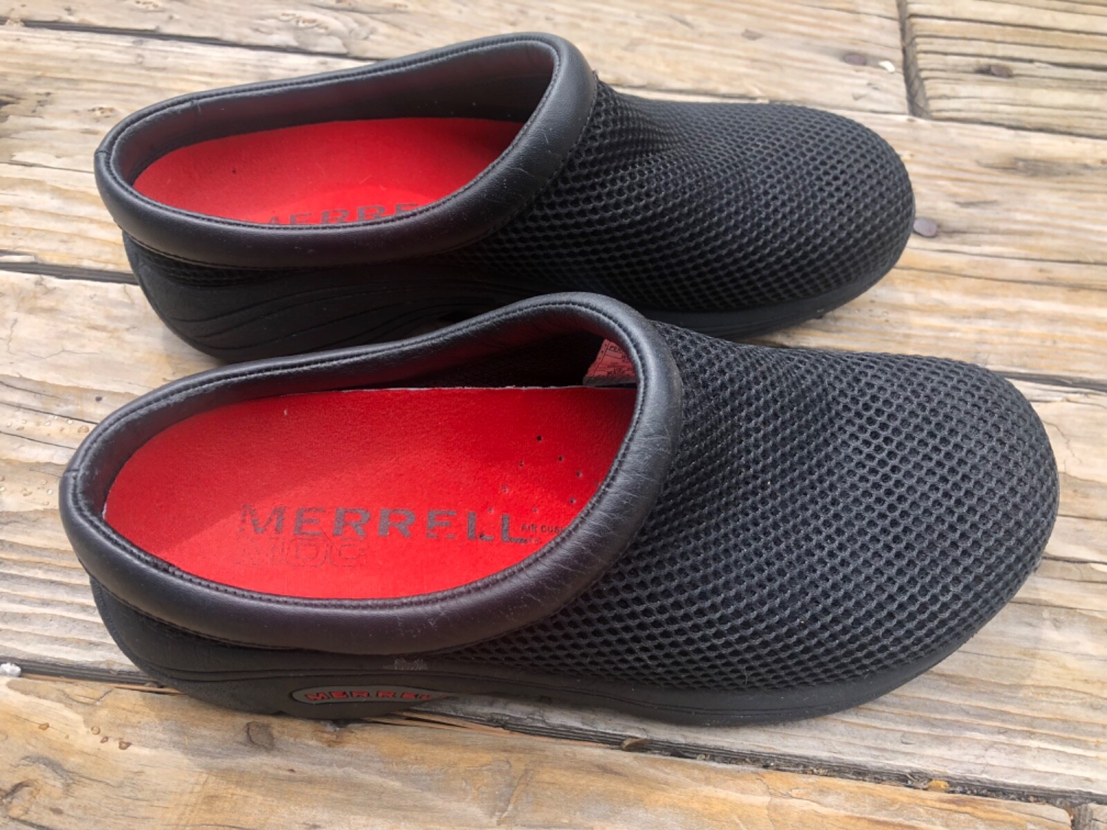 Zoccoli Merrell Mesh Slide neri per muli 8 carini!