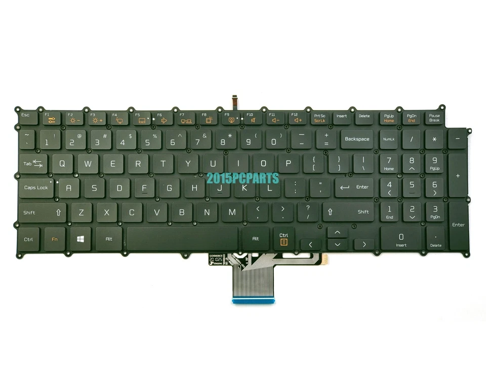Novo para LG 17Z90N-V 17Z90N-VA 17Z90N-N 17U70P-P 17UD70P-GX teclado retroiluminado EUA - Imagem 2 de 3