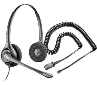 Plantronics P261N-U10P Binaural Headset für Polycom Avaya Nortel Toshiba Aastra