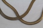Vintage Lot of 2 Omega Chain Chains Gold Tone Wide — photo 3