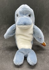 TY Beanie Baby Echo the Dolphin New Plush 1996