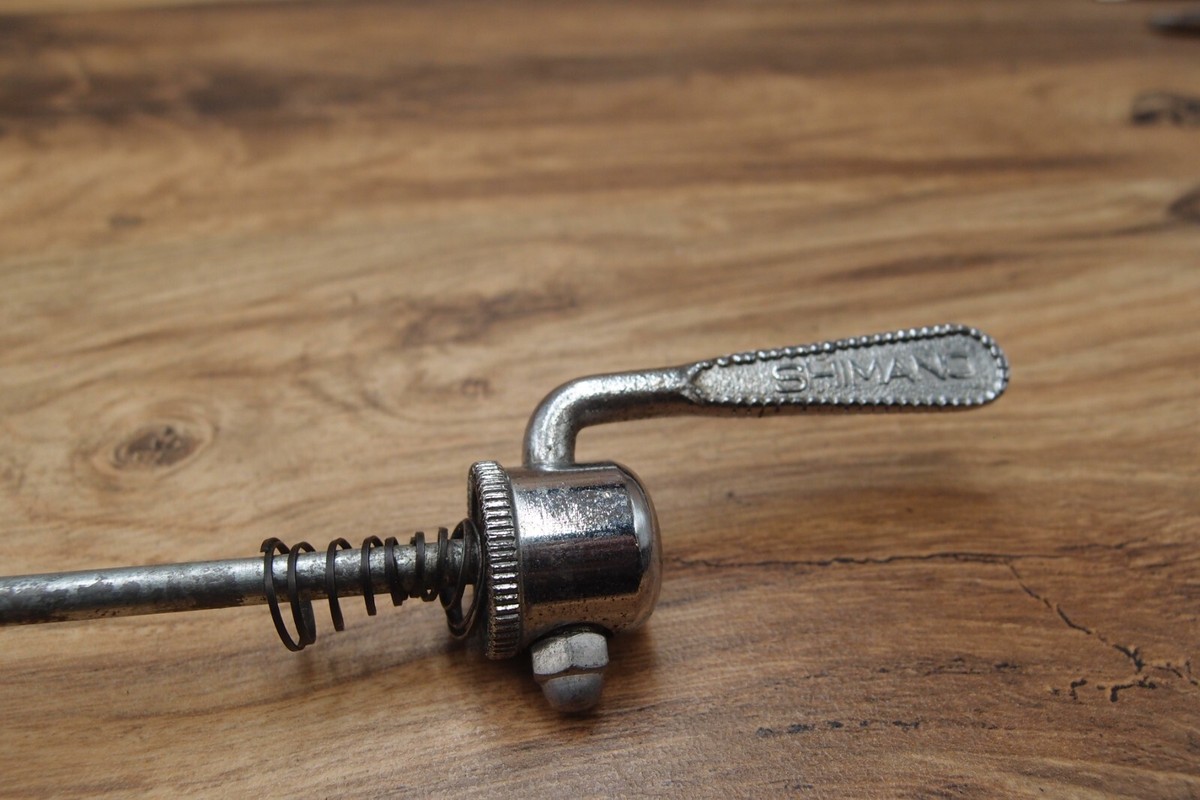 Axe Avant Shimano Vintage – Serrage Rapide 100mm, Dégagement Rapide, Made In Japan