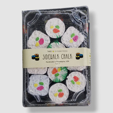 TWEE Kid's Sushi Maki Roll Sidewalk Chalk 10-pc Set