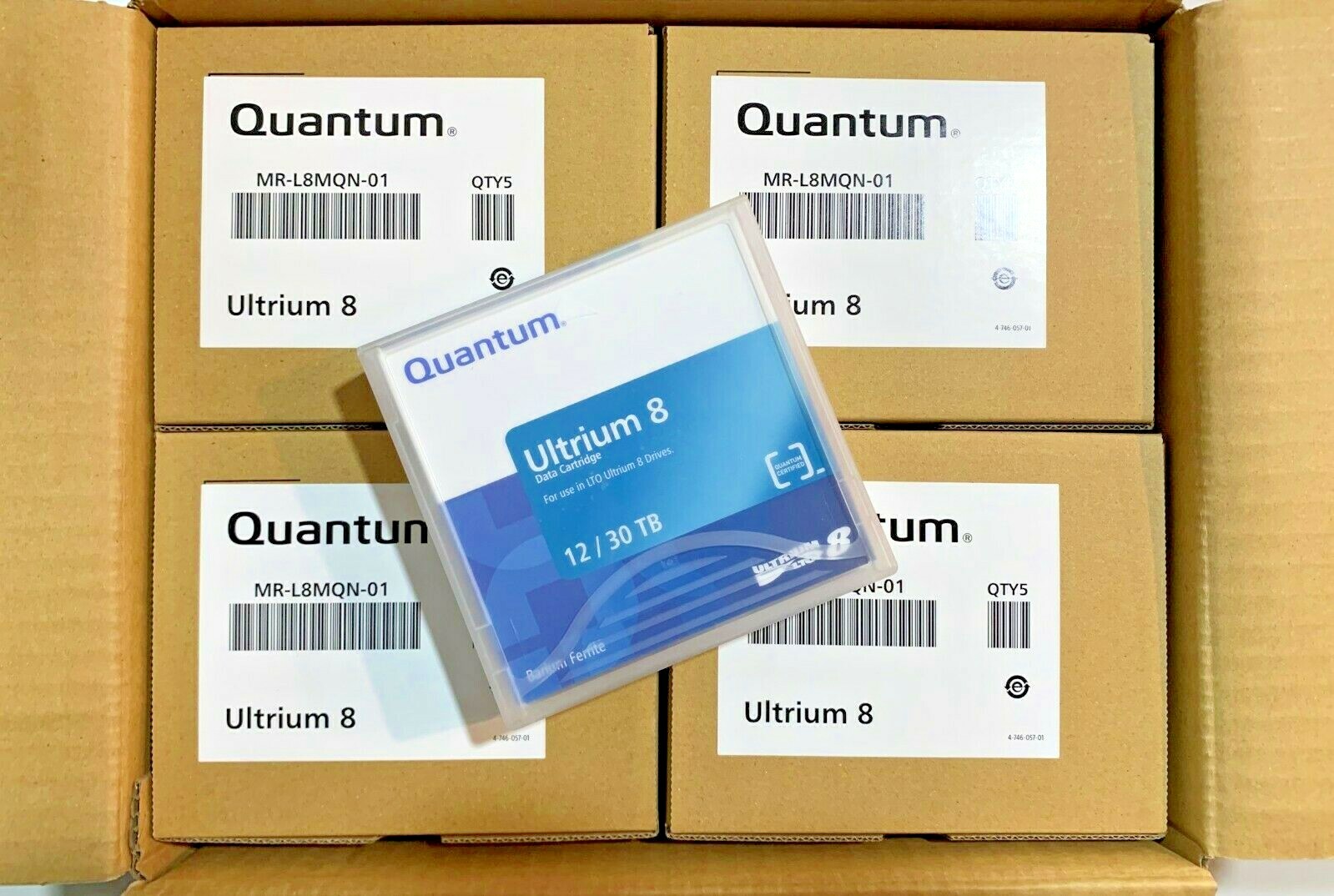 QUANTUM LTO 8 Tape (20 PK) MRL8MQN01 Drive Data Cartridge Brand