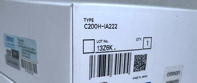 NEW Omron Automation and Safety C200H-IA222 TERM BLOCK PLC 16POS-IN 240VAC