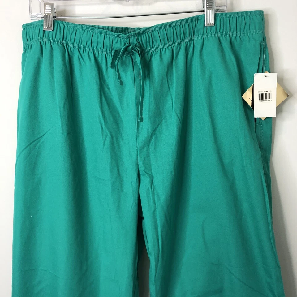 Pantalones Médicos Baby Phat Para Mujer Verdes Acampanados Pierna Cordón Talla XL Nuevos con Etiquetas Foto 2 de 4