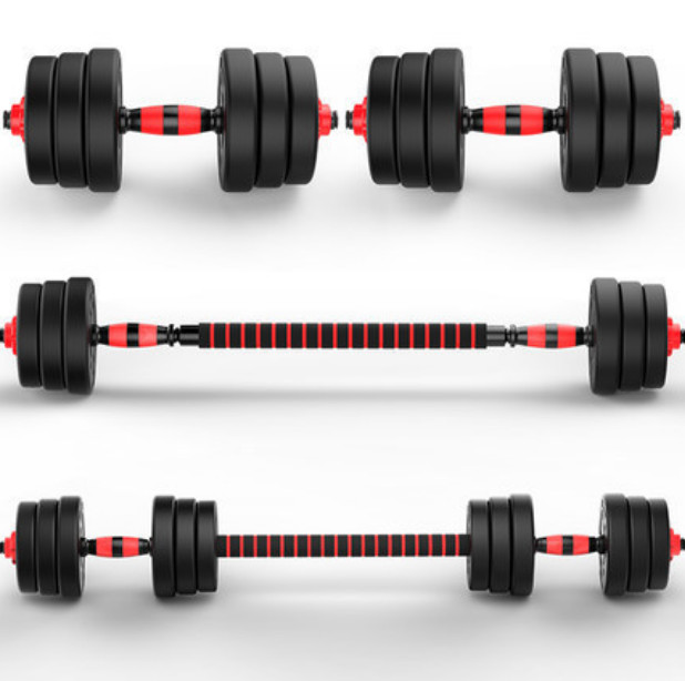Product photo 7 of 8 — Exersci Adjustable Dumbbell Barbell Weights Set 20-40kg with Kettlebell Option