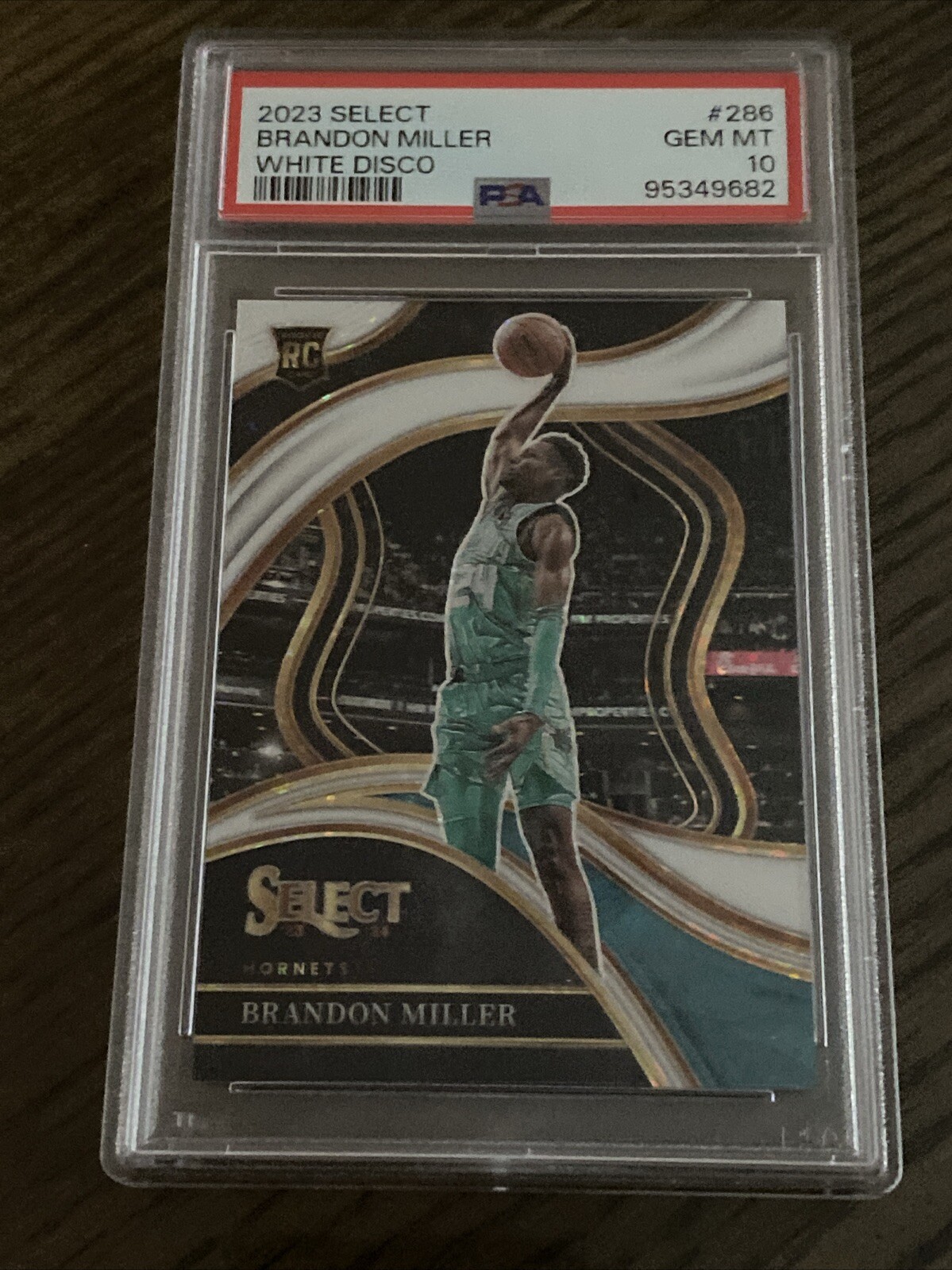 2023 SELECT BRANDON MILLER WHITE DISCO RC #286 /75 PSA 10💎💎💎