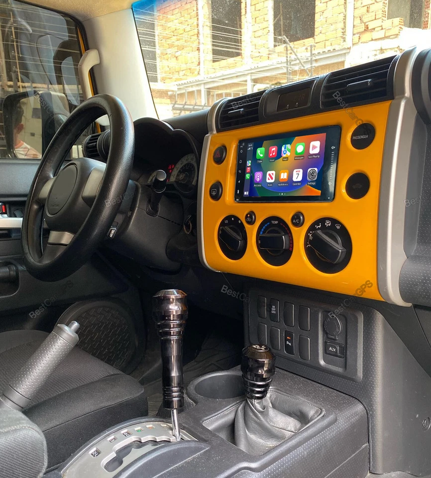 For Toyota FJ Cruiser 2007–2014 Android 13 CarPlay Car Radio Stereo GPS NAVI+CAM Foto 2 de 4