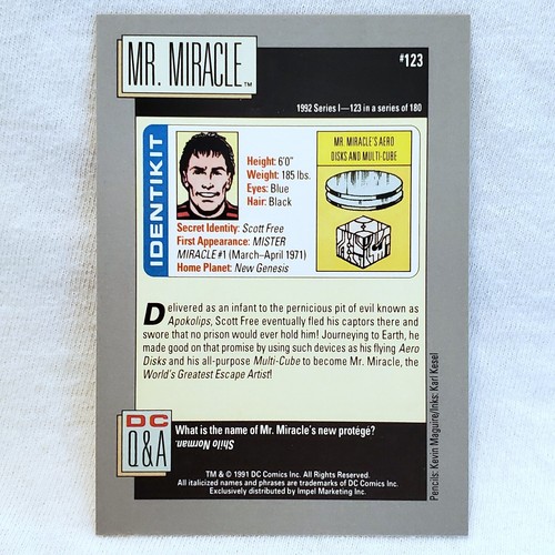 Mr Miracle #123 Heroes From Beyond 1992 DC Comics - Picture 2 of 2