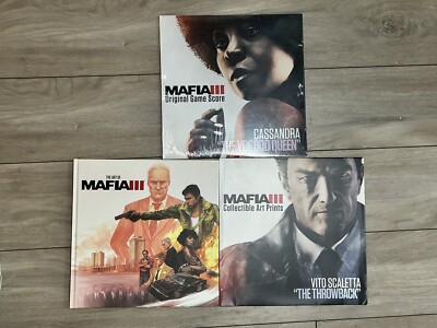 3 Mafia III Collector's Edition + 2 LP Vinyl Soundtrack + Art Print