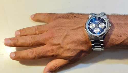 Orologio Uomo Casio MTP-1375PD-2A1VEF Multifunzione Con Quadrante Blu - Foto 2 di 2