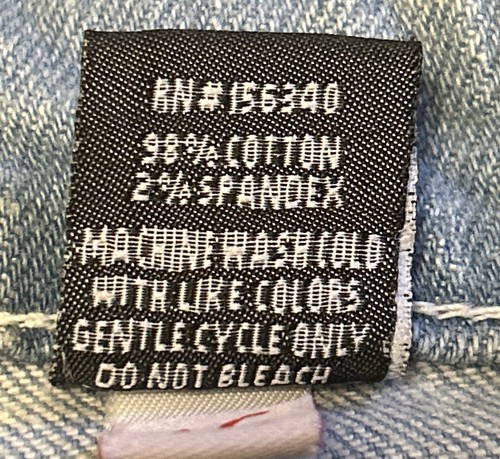 Vintage Y2K Focus Denim Set Comic Patchwork Blue Jacket Size 2X Jeans 38 X 32 - Picture 15 of 16