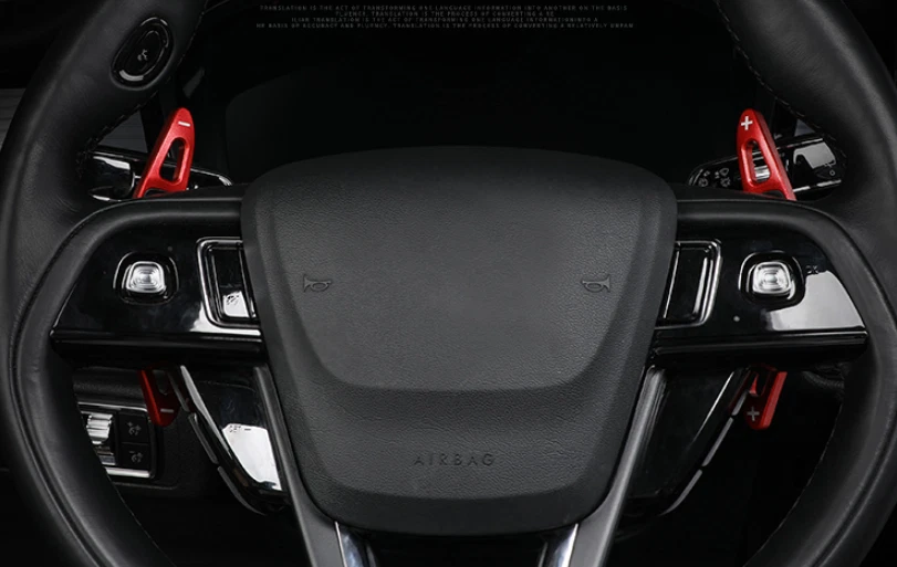 2020-21 Для Lincoln Continental алюминиевый красный переключатель лопастей рулевого колеса - Изображение 4 из 4