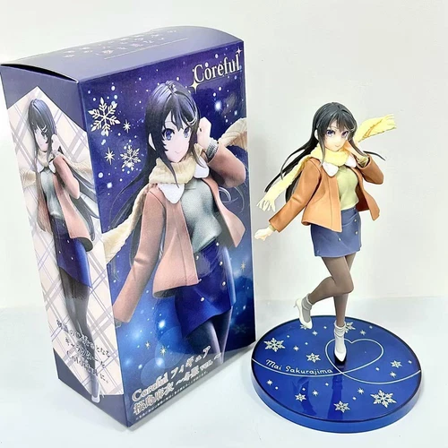 Bunny Girl Sakurajima Mai Coreful Figure Winter Clothing Ver Collection Toys Box