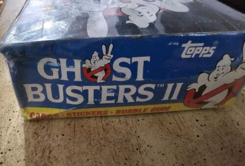 1989 Ghostbusters II Movie Trading Card Wax Box 36 Packs Topps Factory Sealed - Picture 3 of 5