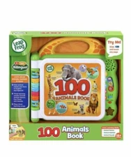 LeapFrog 100 Animals Book Bilingual - Green - NEW IN BOX